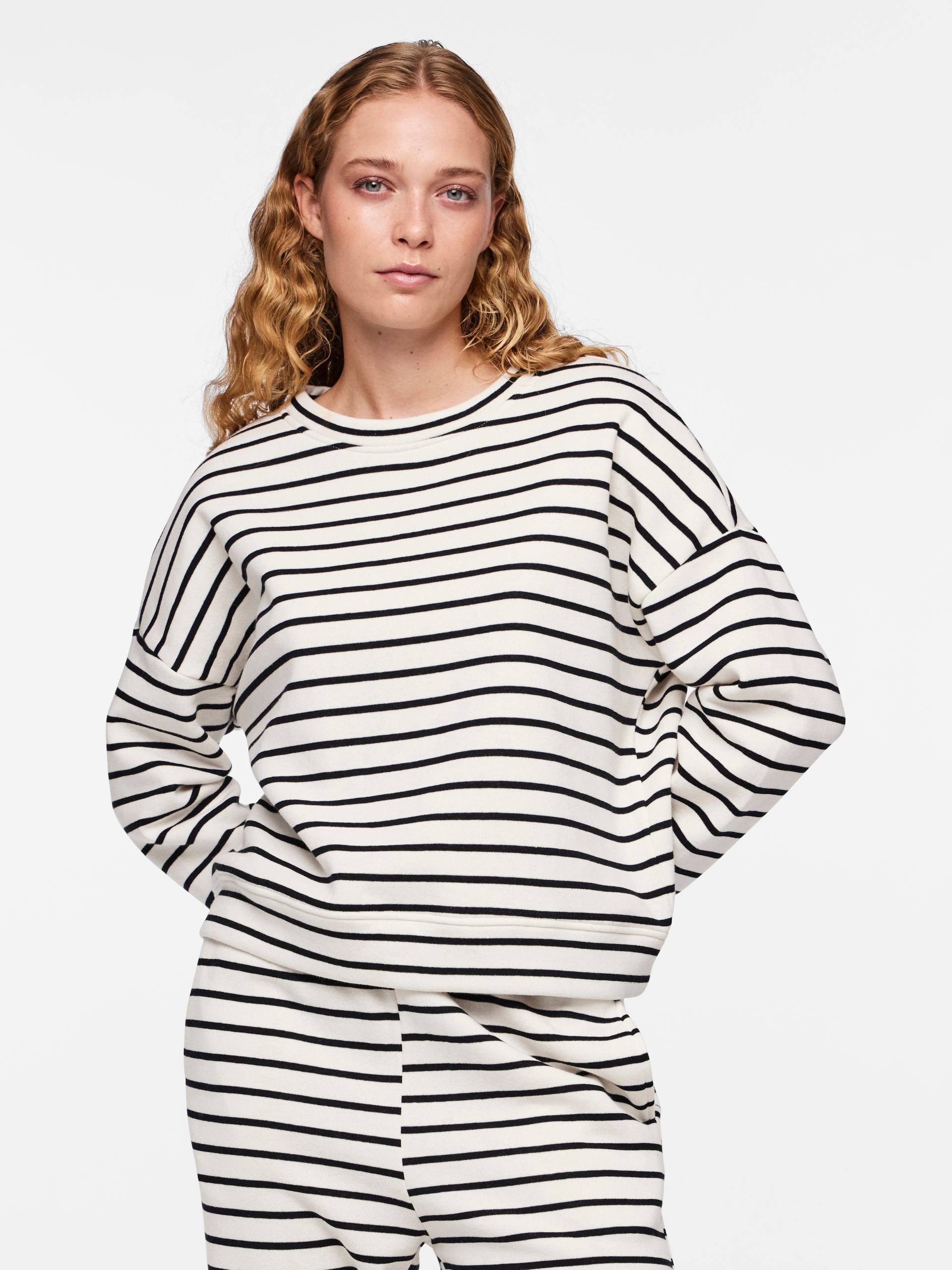 pieces Sweatshirt »PCCHILLI LS SWEAT STRIPES NOOS BC« von Pieces