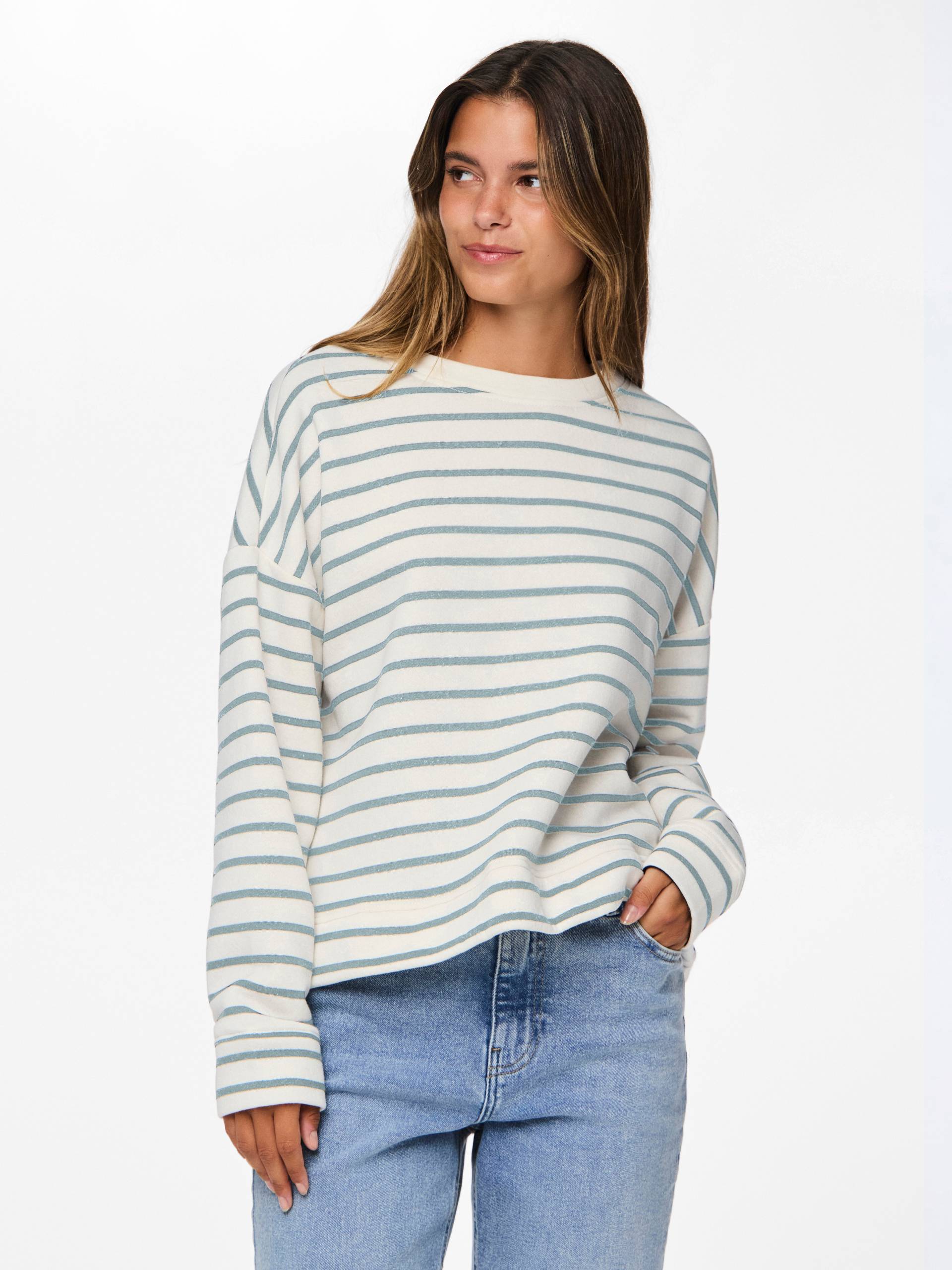 pieces Sweatshirt »PCCHILLI LS SWEAT STRIPES NOOS BC« von Pieces