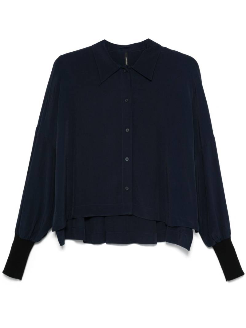 PierAntonioGaspari crepe shirt - Blue von PierAntonioGaspari