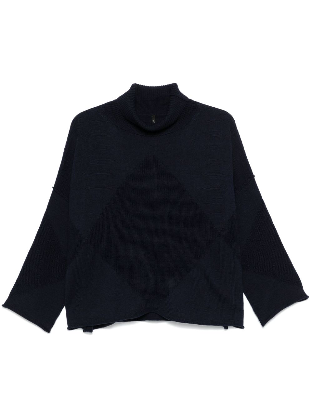 PierAntonioGaspari diamond-pattern sweater - Blue von PierAntonioGaspari