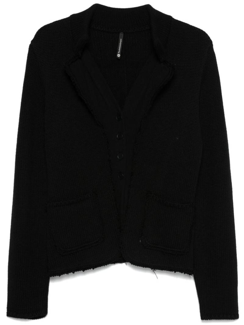 PierAntonioGaspari layered-detail cardigan - Black von PierAntonioGaspari