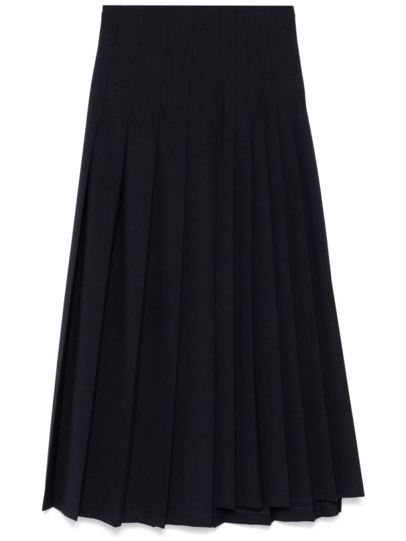 PierAntonioGaspari pleated midi skirt - Blue von PierAntonioGaspari