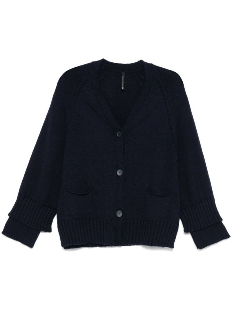 PierAntonioGaspari virgin wool cardigan - Blue von PierAntonioGaspari