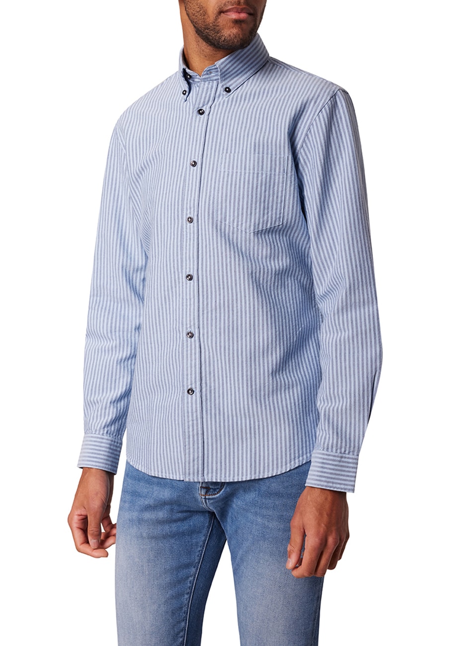 Pierre Cardin Streifenhemd, mit Button-Down-Kragen - Modern Fit von Pierre Cardin