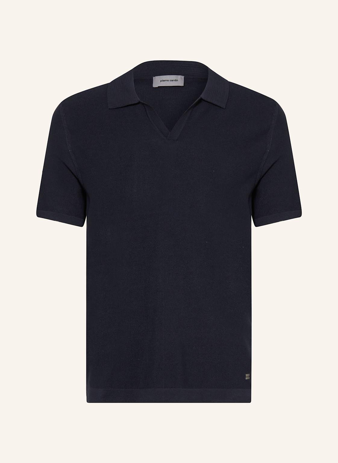 Pierre Cardin Strick-Poloshirt blau Pierre Cardin Strick-Poloshirt blau von Pierre Cardin