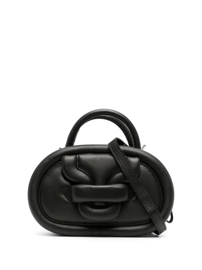 Pierre Hardy Alpha Strike leather shoulder bag - Black von Pierre Hardy