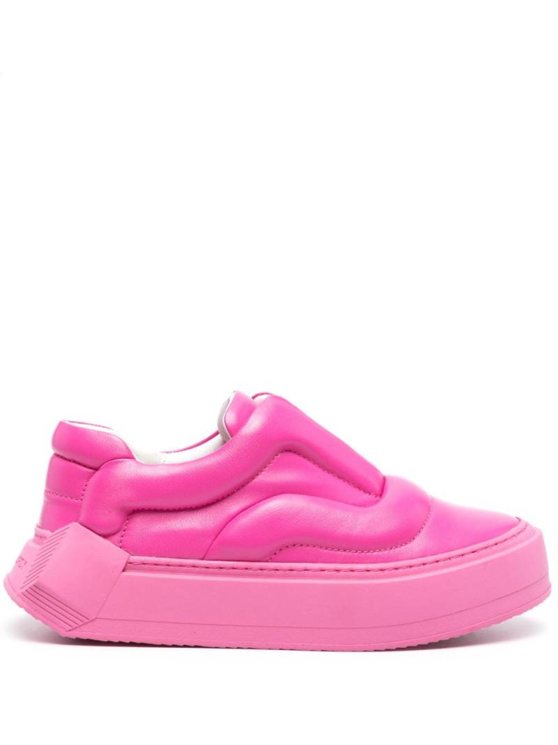 Pierre Hardy Skate Cubix padded leather sneakers - Pink von Pierre Hardy