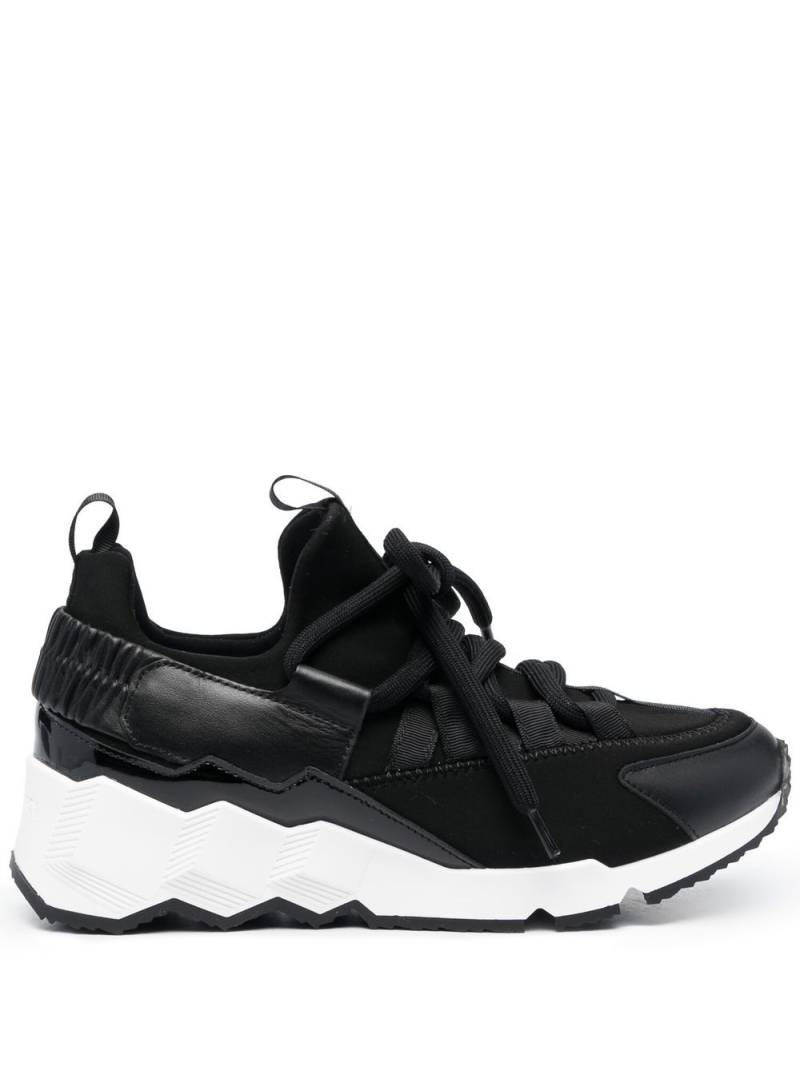 Pierre Hardy Trek Comet lace-up sneakers - Black von Pierre Hardy