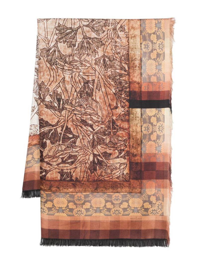 Pierre-Louis Mascia Aloeuw scarf - Brown von Pierre-Louis Mascia