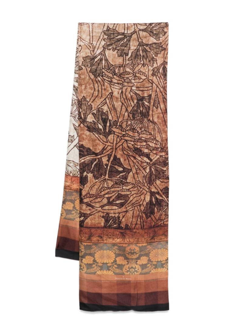 Pierre-Louis Mascia Aloeuw scarf - Brown von Pierre-Louis Mascia