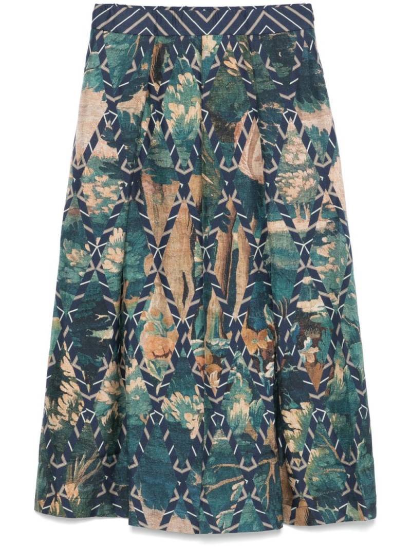 Pierre-Louis Mascia Cialda midi skirt - Blue von Pierre-Louis Mascia