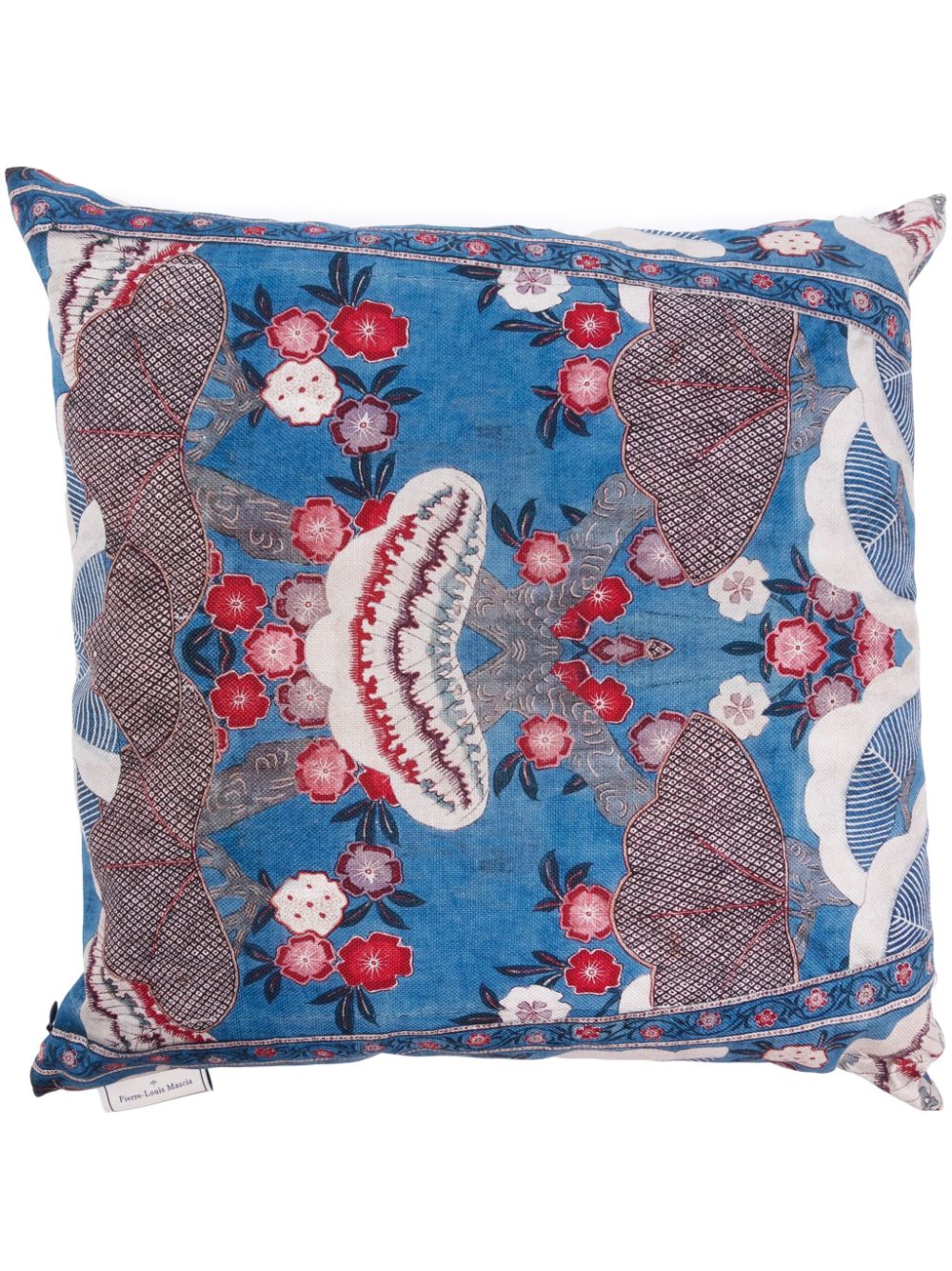 Pierre-Louis Mascia Primula cushion (40cm x 40cm) - Blue von Pierre-Louis Mascia