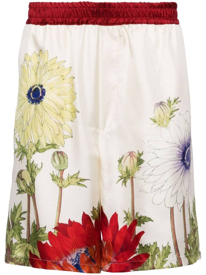 Pierre-Louis Mascia floral-print bermuda shorts - Neutrals von Pierre-Louis Mascia