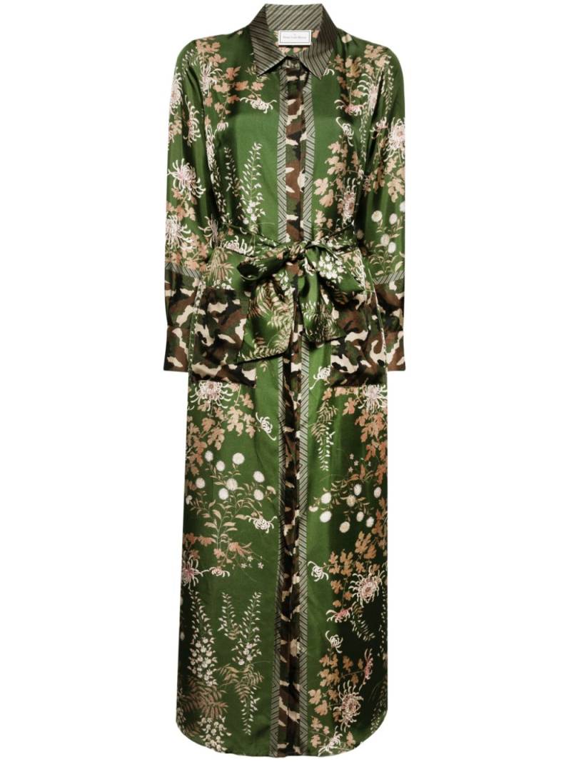 Pierre-Louis Mascia floral-print maxi dress - Green von Pierre-Louis Mascia