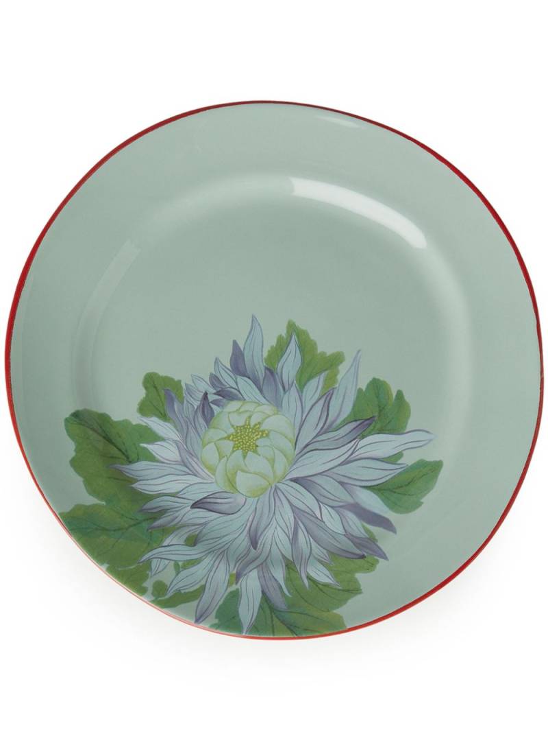 Pierre-Louis Mascia floral-print plate - Blue von Pierre-Louis Mascia