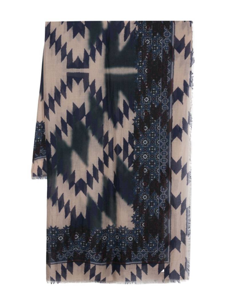 Pierre-Louis Mascia graphic-print scarf - Black von Pierre-Louis Mascia