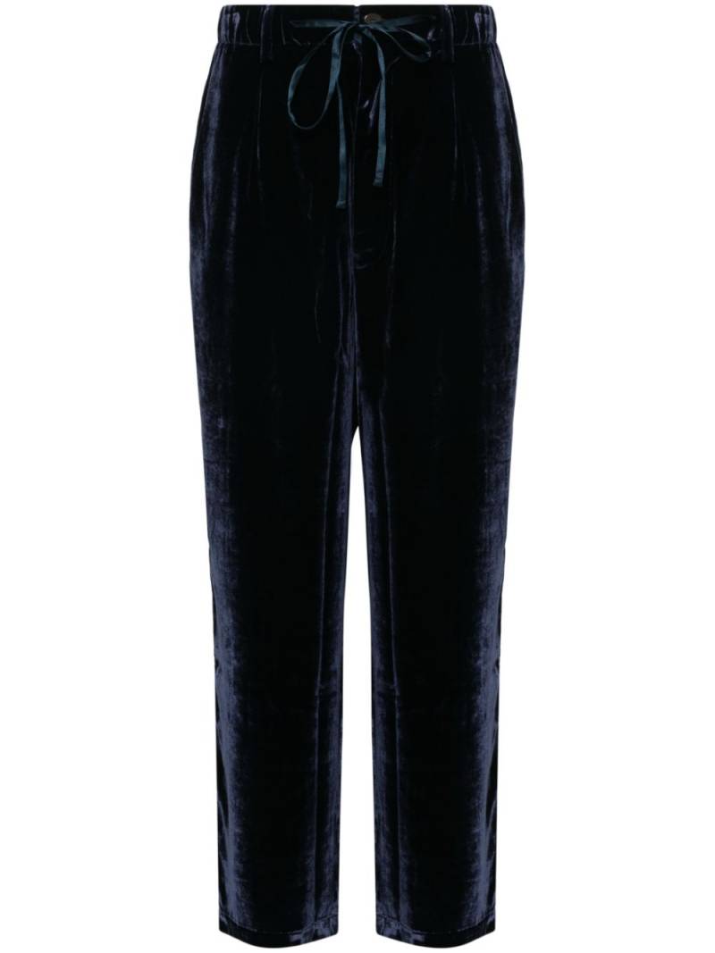 Pierre-Louis Mascia velvet trousers - Blue von Pierre-Louis Mascia