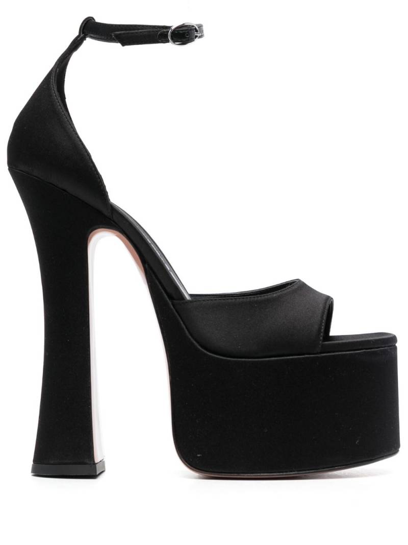 Pīferi Rosalia 165mm platform sandals - Black von Pīferi