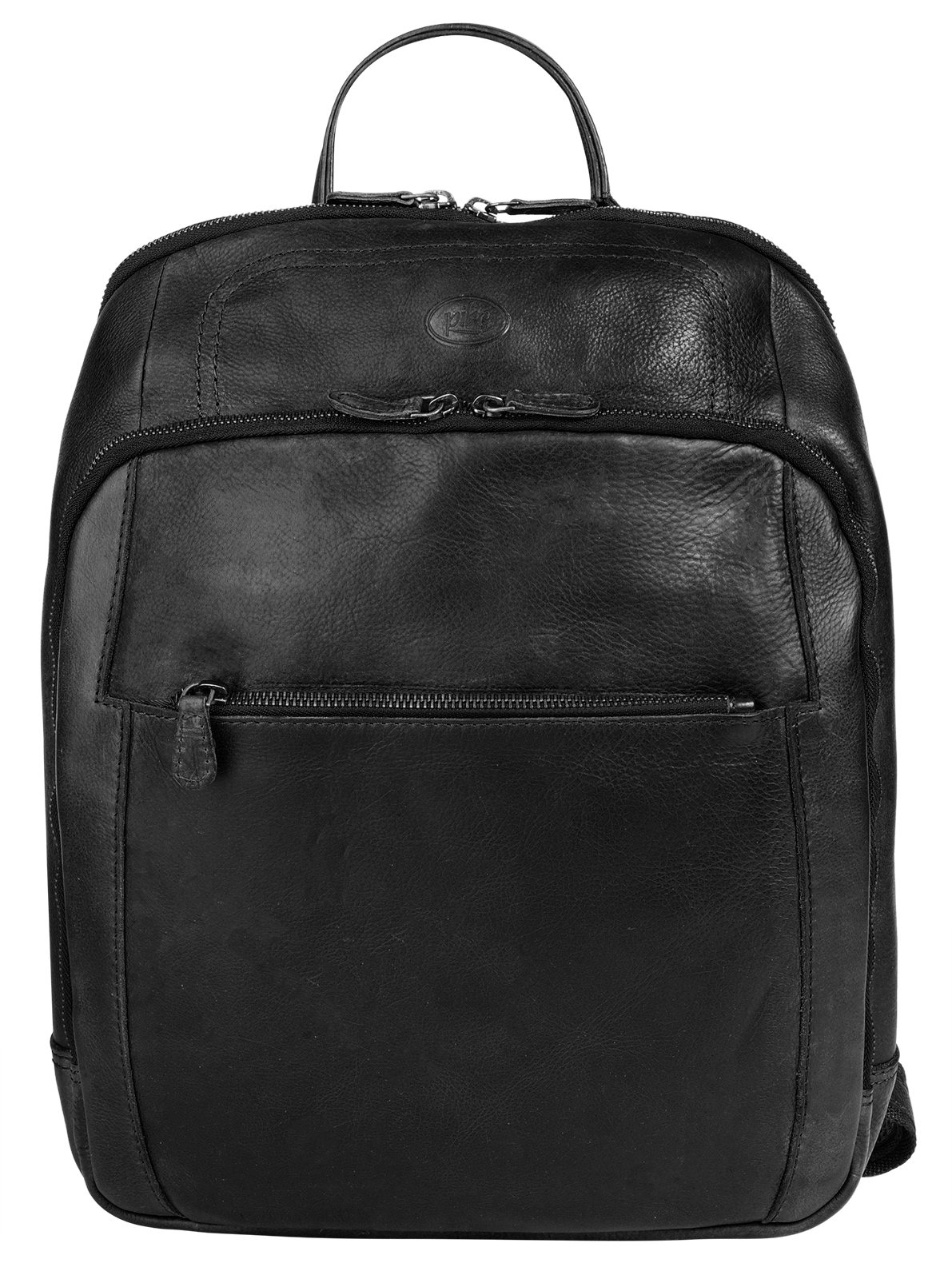 Piké Laptoprucksack, echt Leder, Made in Italy von Piké