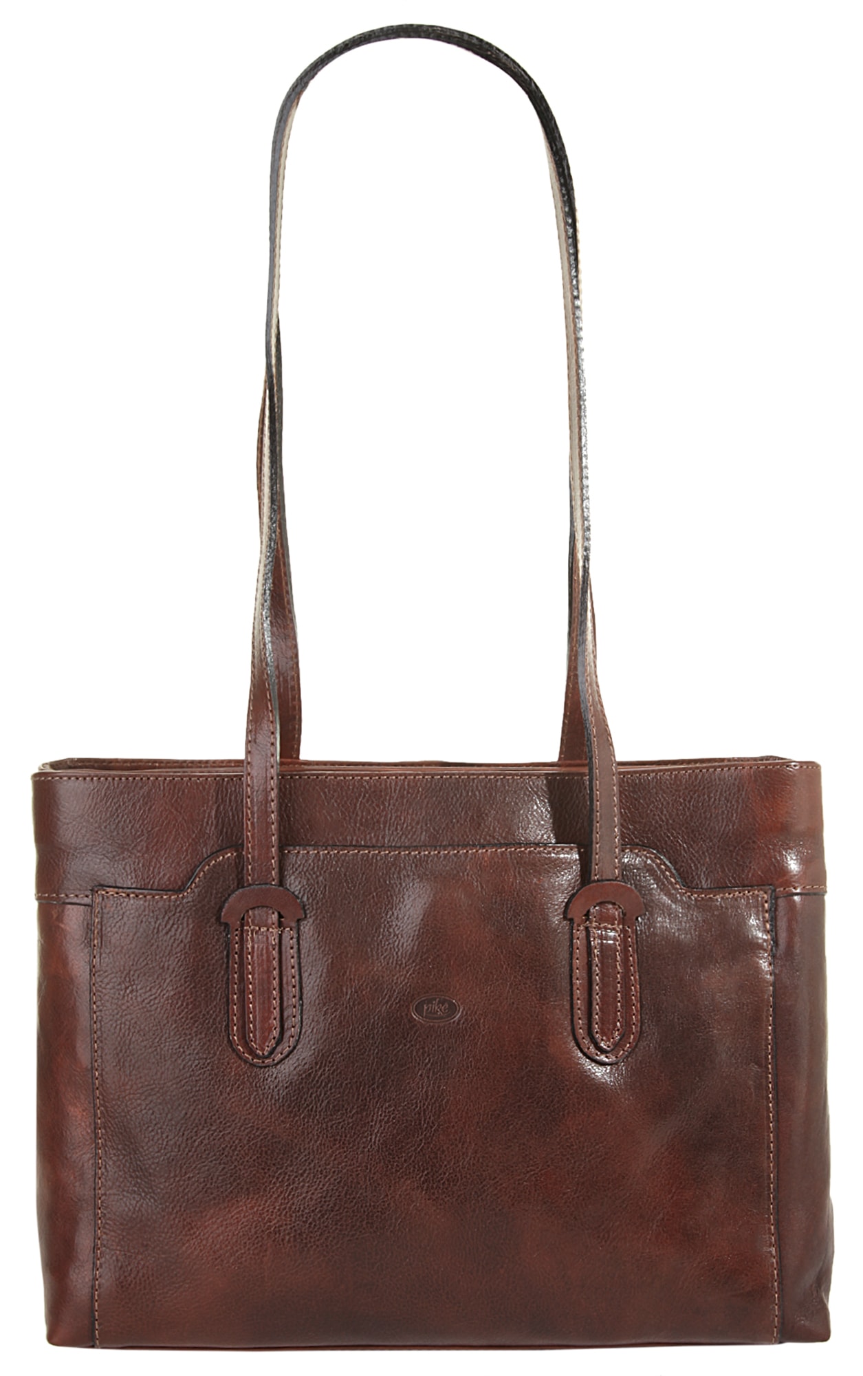 Piké Shopper, echt Leder, Made in Italy von Piké