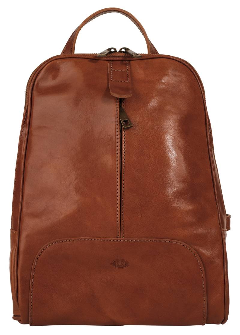 Piké Tagesrucksack, echt Leder, Made in Italy von Piké