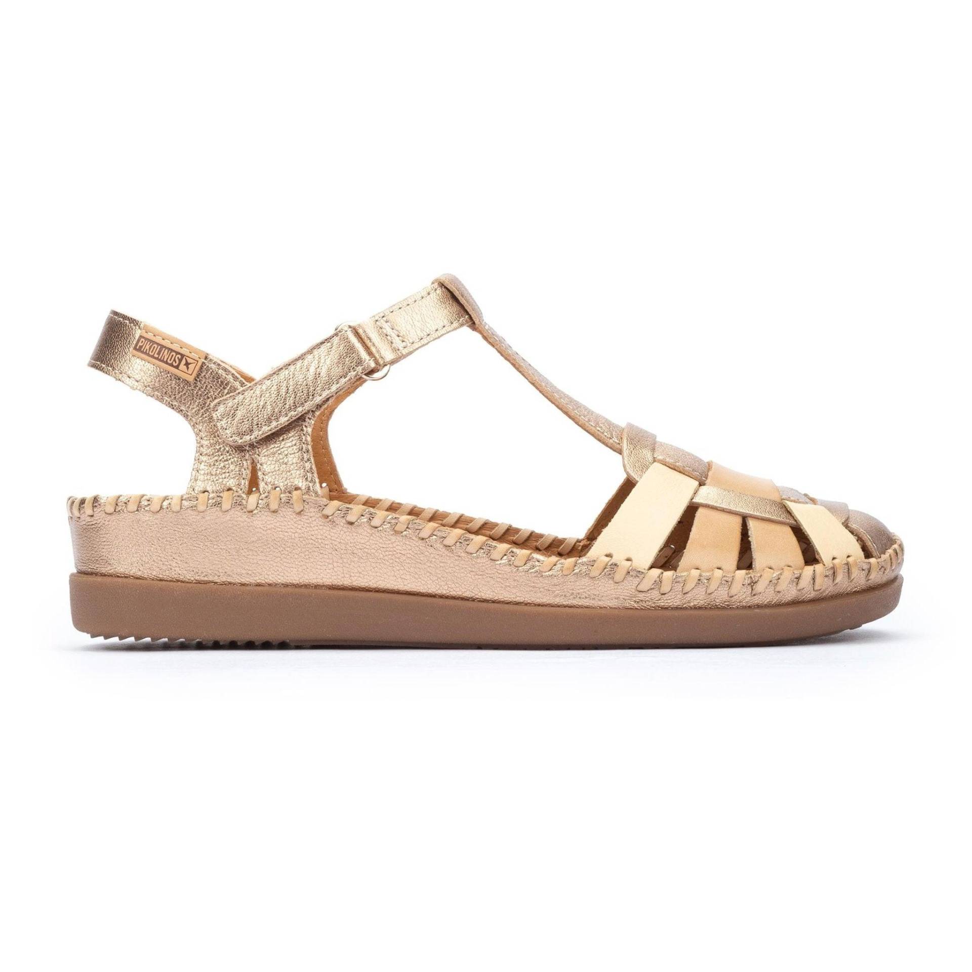 Cadaques - Leder Sandale Damen Beige 42 von Pikolinos