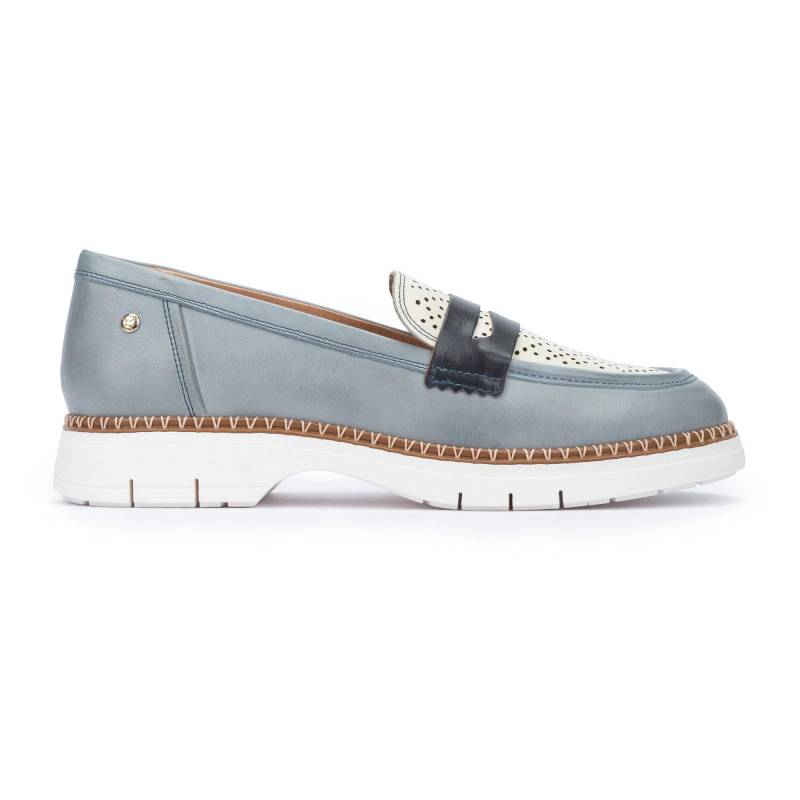 Pikolinos - Henares Leder loafer, für Damen, Blau, Größe 40 von Pikolinos