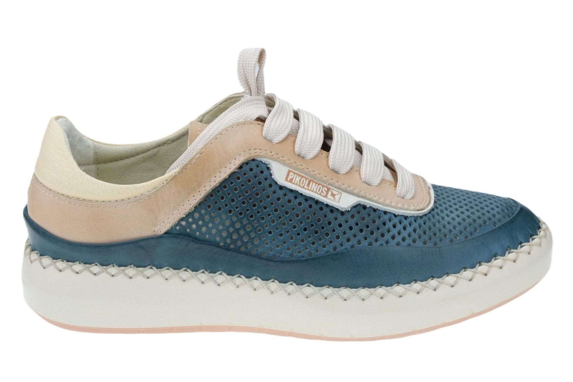 Mesina - Leder Sneaker Damen Blau 36 von Pikolinos