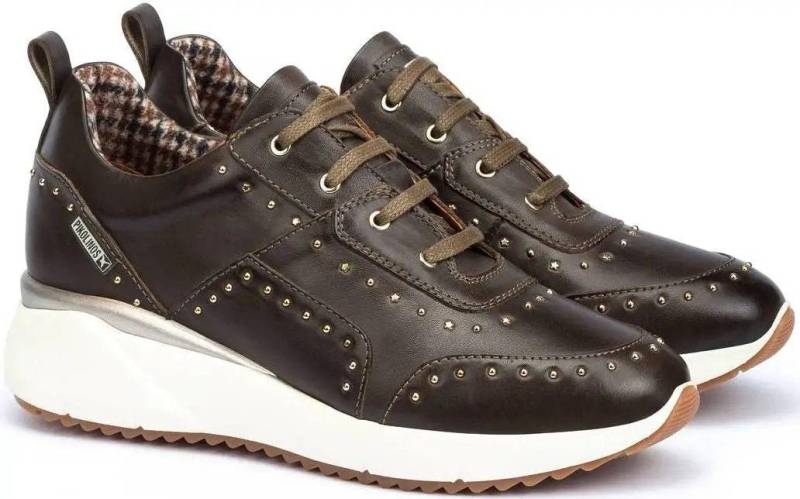 W6z-6806 - Leder Sneaker Damen Grün 36 von Pikolinos