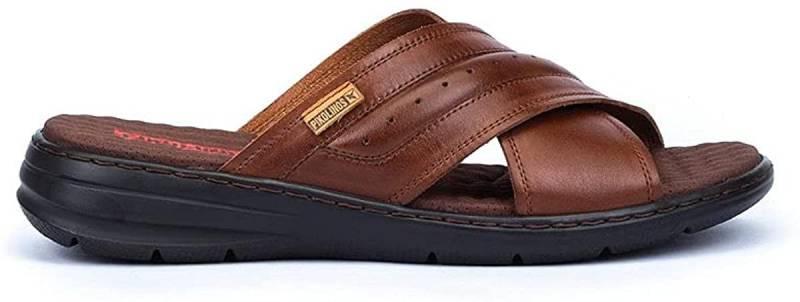 Calblanque - Leder Flip Flop Herren Braun 40 von Pikolinos