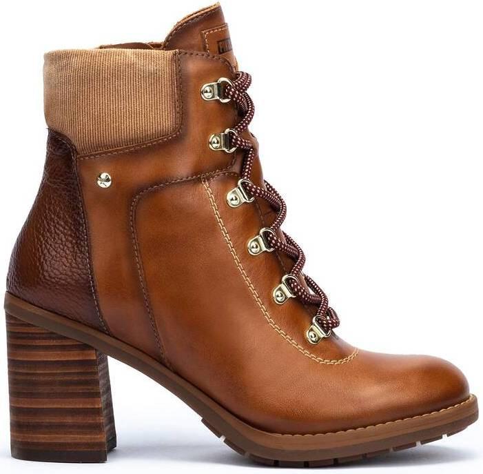 W7s-8851 - Leder Stiefelette Damen Braun 40 von Pikolinos