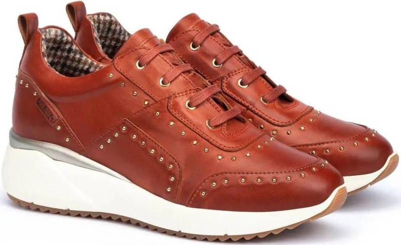 W6z-6806 - Leder Sneaker Damen Rot 40 von Pikolinos