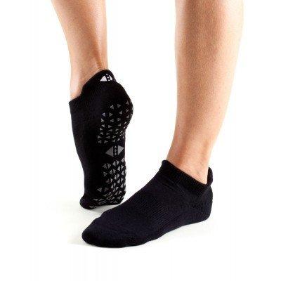 Toesox Knöchelsocken Herren Schwarz 35.5 von Pilates Mad Fitness Mad Talbot Torro