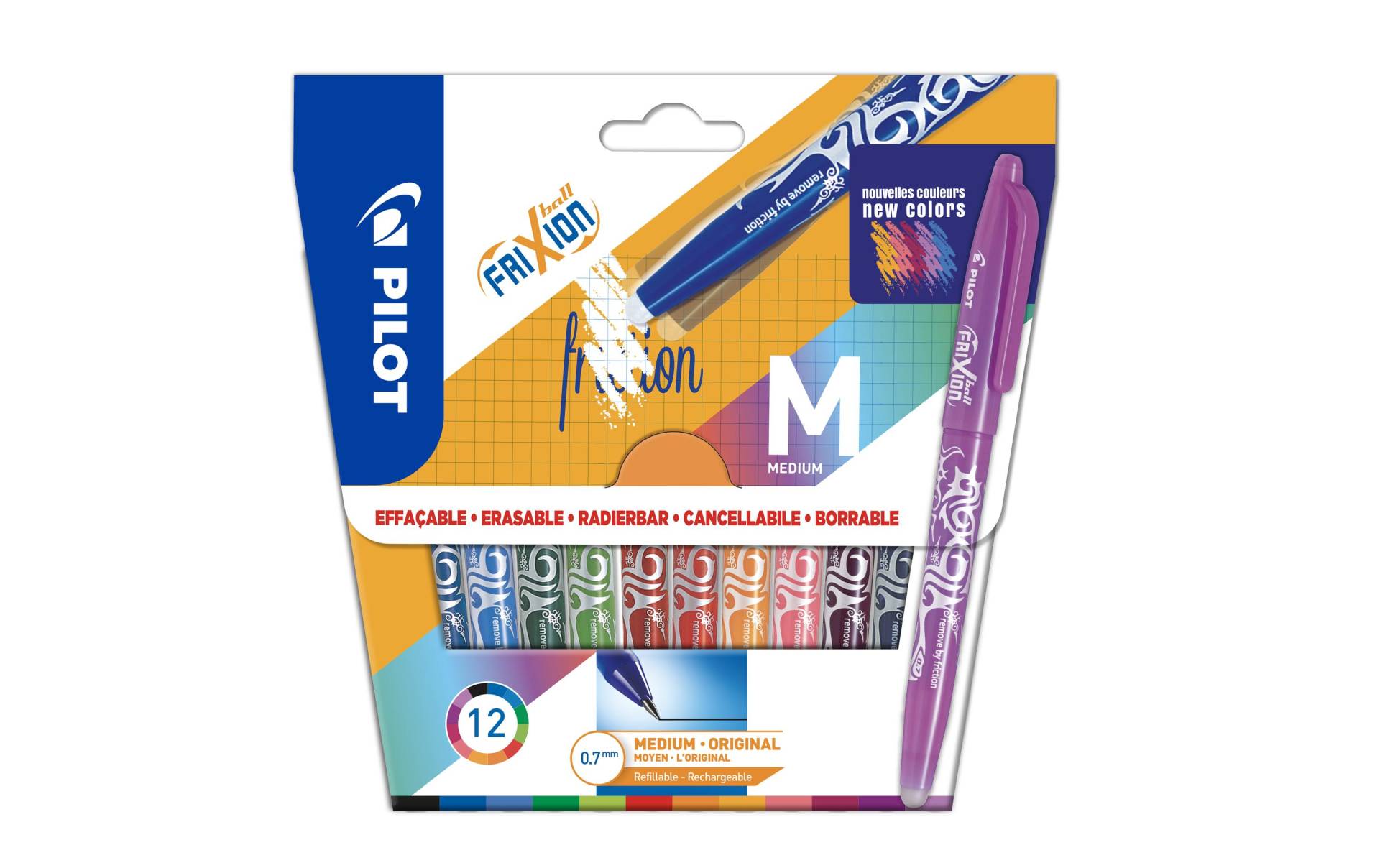 PILOT Tintenroller »FriXion M Set 0.«, Lichtbeständig PILOT Tintenroller »FriXion M Set 0.«, Lichtbeständig von Pilot