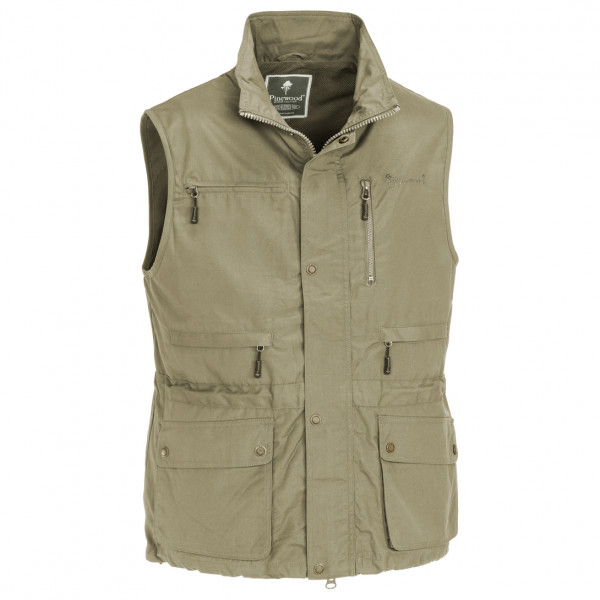 Pinewood - New Tiveden Weste - Softshellgilet Gr 4XL oliv von Pinewood