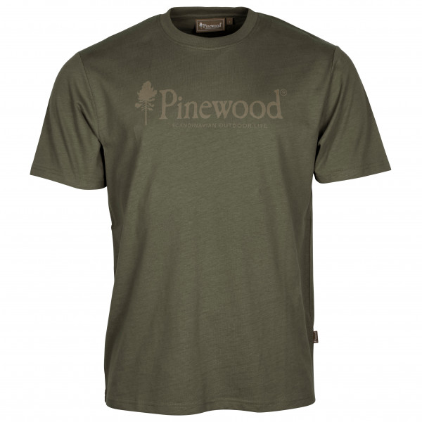 Pinewood - Outdoor Life T-Shirt - T-Shirt Gr 4XL oliv von Pinewood