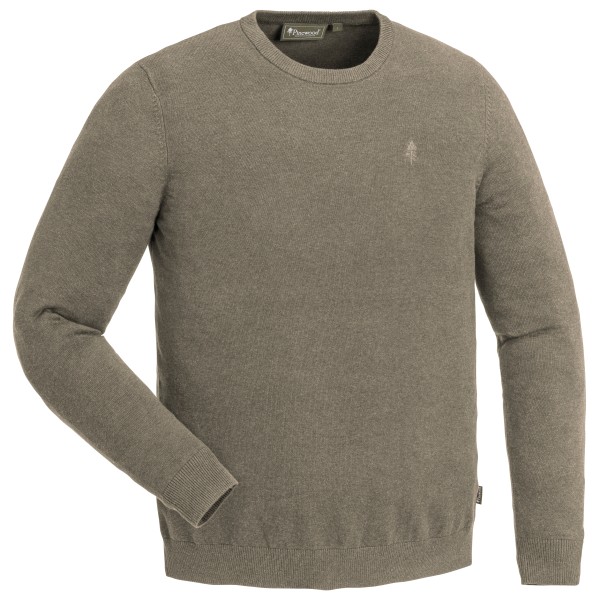 Pinewood - Värnamo Crewneck Knitteds Sweater - Pullover Gr M grau von Pinewood