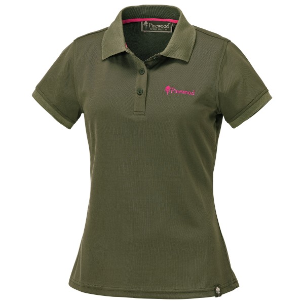 Pinewood - Women's Ramsey Coolmax Polo Shirt - Polo-Shirt Gr XS oliv von Pinewood