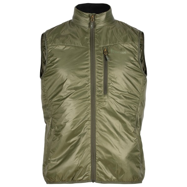 Pinewood - Wool Insulated Midlayer Vest - Wollgilet Gr L oliv von Pinewood