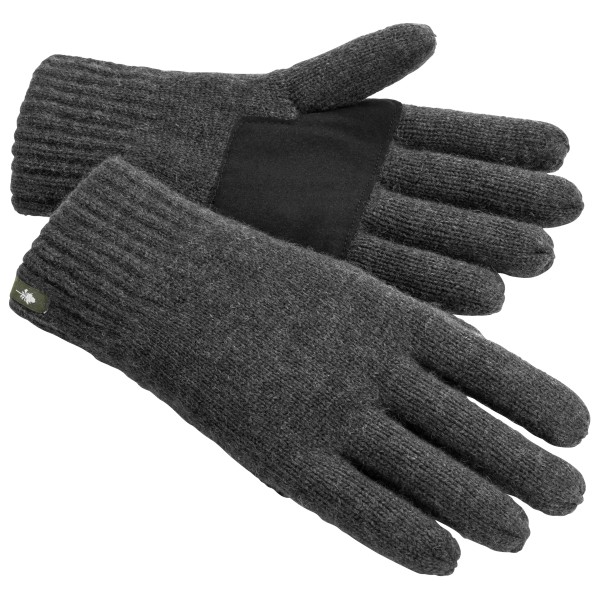 Pinewood - Wool Knitted Gloves - Handschuhe Gr M/L grau/schwarz von Pinewood