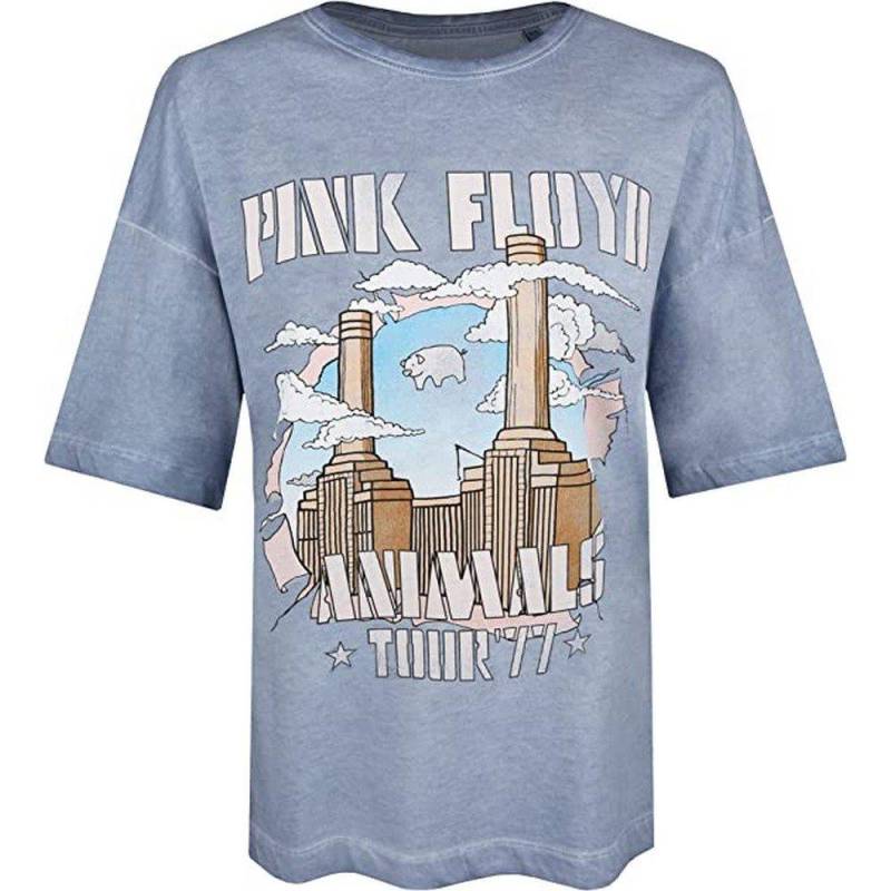 Animals Tour Tshirt Damen Nebelblau XL von Pink Floyd