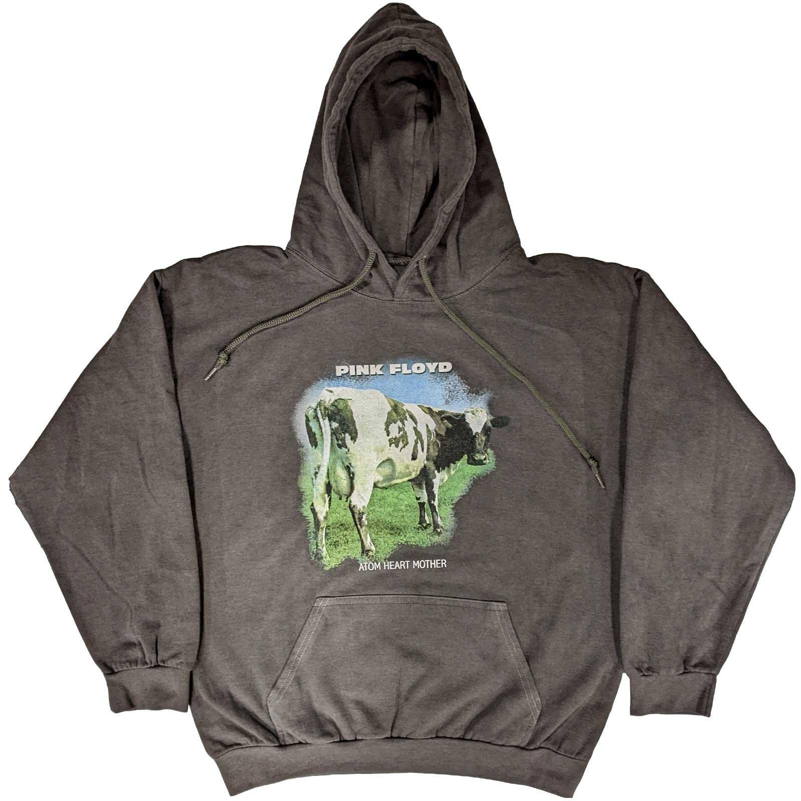 Pink Floyd - Atom Heart Mother Hoodie zum Überziehen, für Damen, Grau, Größe L von Pink Floyd