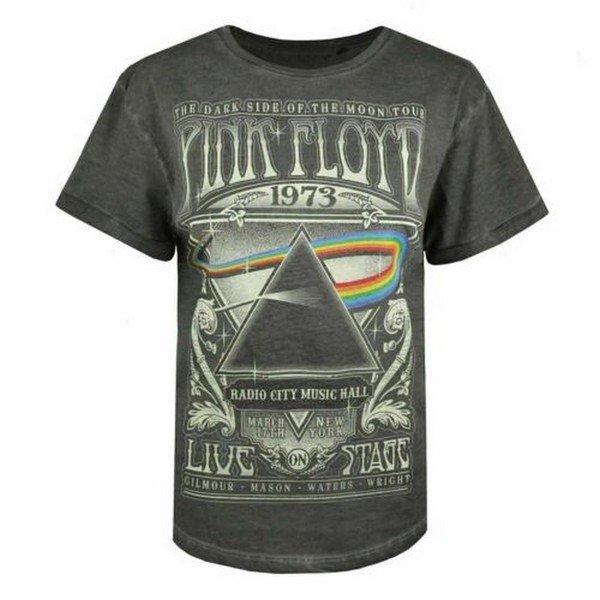 Carnegie Tshirt Damen Charcoal Black L von Pink Floyd