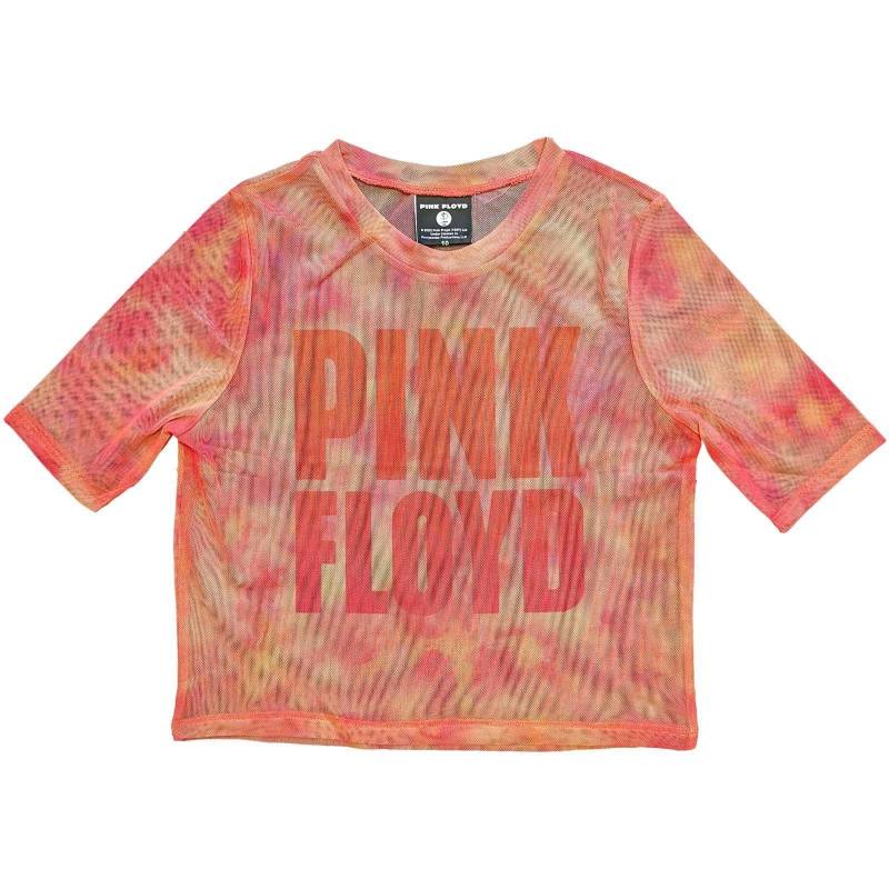 Pink Floyd - Kurzes Top, für Damen, Pink, Größe L von Pink Floyd