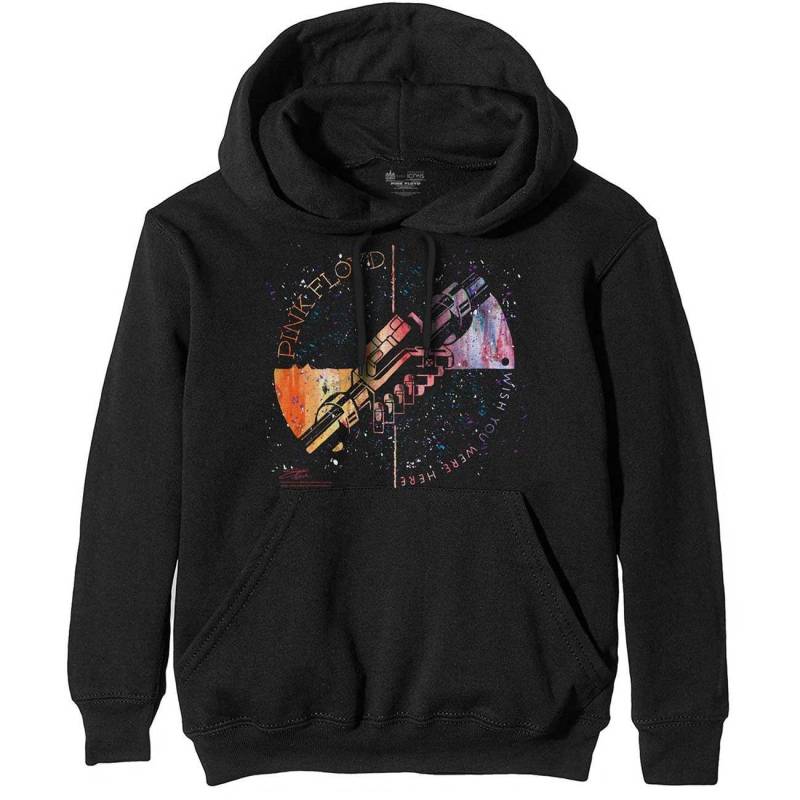 Machine Greeting Kapuzenpullover Damen Schwarz S von Pink Floyd