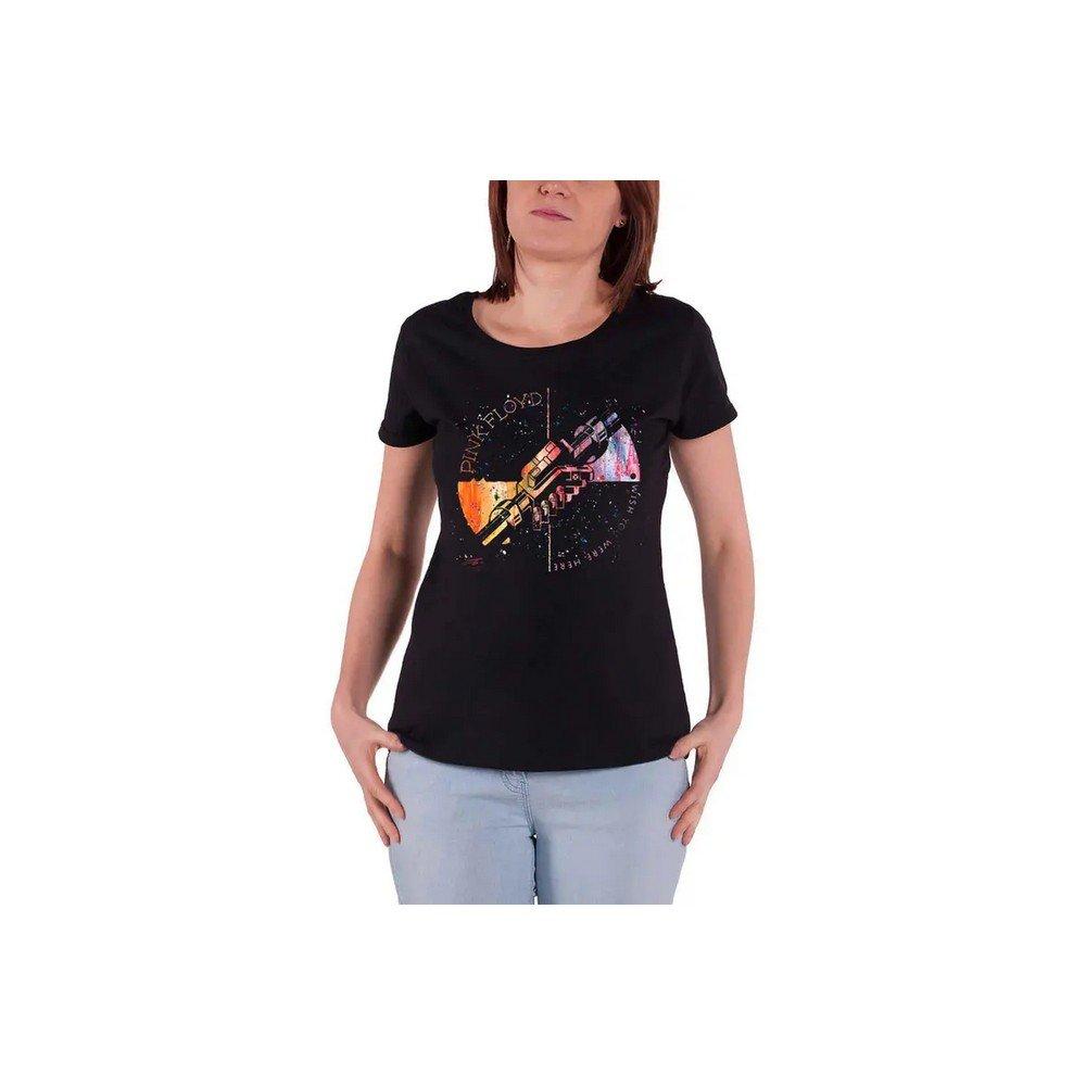 Machine Greeting Tshirt Damen Schwarz L von Pink Floyd