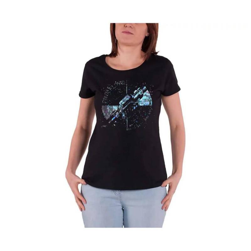 Machine Greeting Tshirt Damen Schwarz S von Pink Floyd