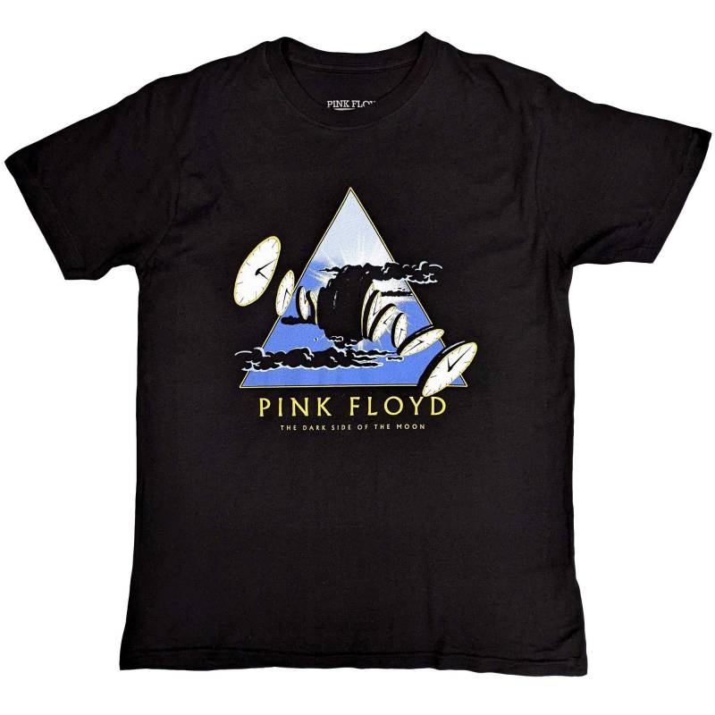 Pink Floyd - Melting Clocks TShirt, für Damen, Schwarz, Größe L von Pink Floyd