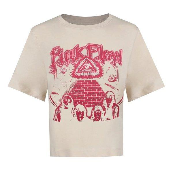 All Seeing Eye Kurzes Tshirt Damen Nude L von Pink Floyd