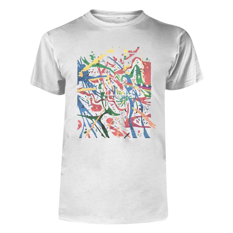 Pink Floyd - Pollock TShirt, für Damen, Weiss, Größe S von Pink Floyd